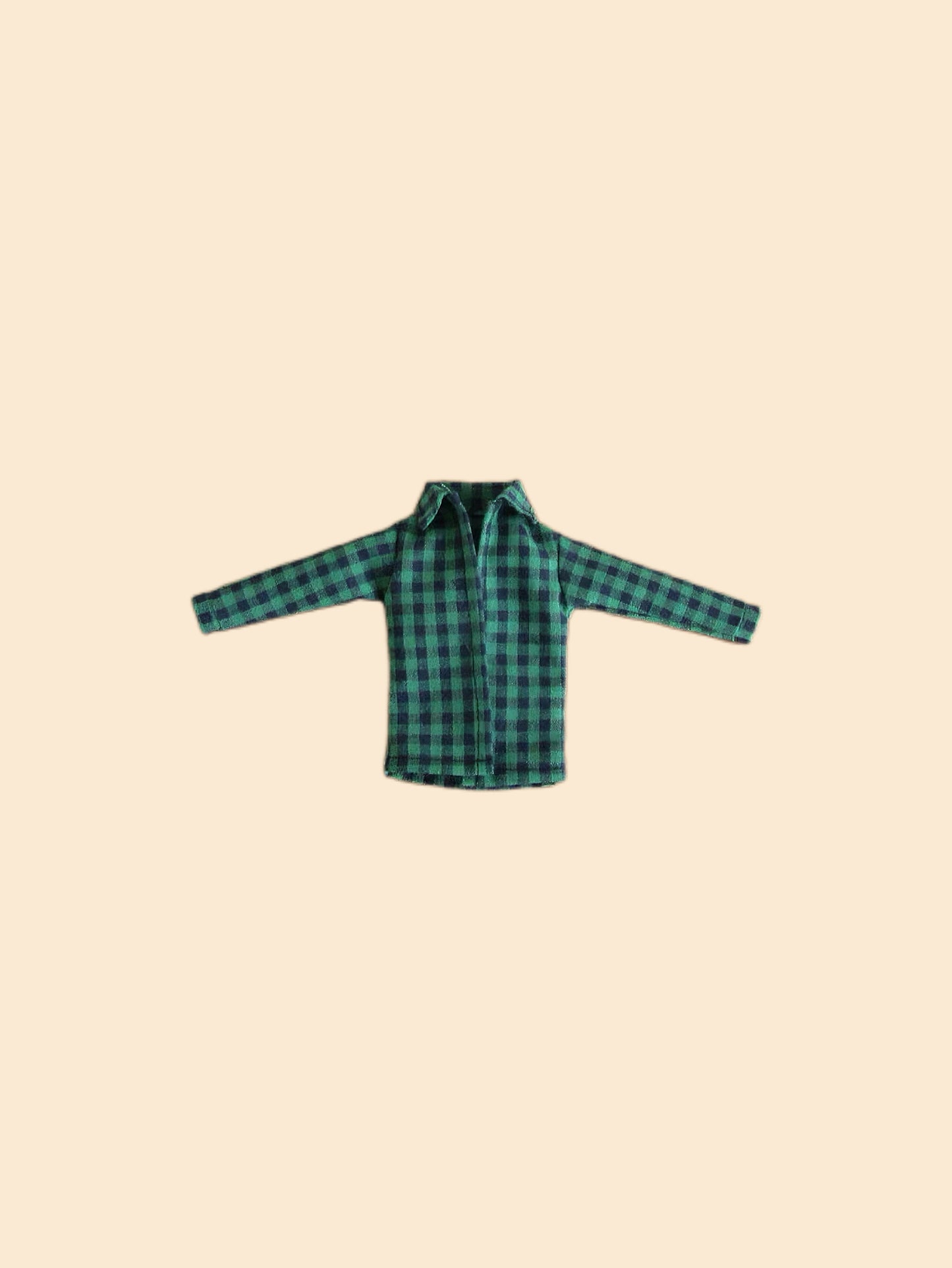 Green Vertical Striped Shirt