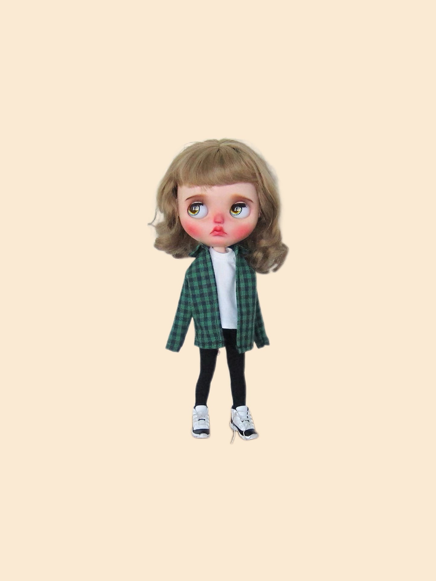 Green Vertical Striped Shirt